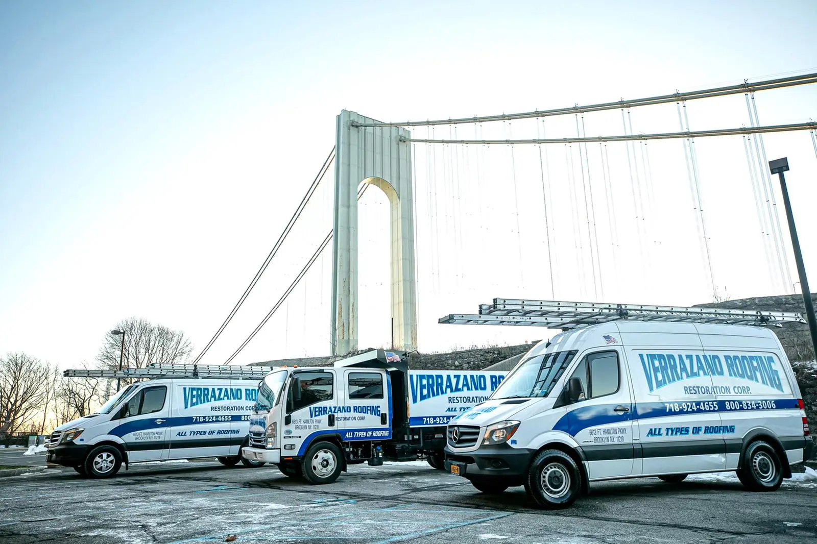 Verrazano’s fleet at the Verrazzano-Narrows Bridge